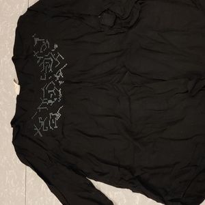 3/4 sleeve hippy top